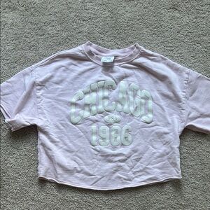 Girls Zara Pink Short Sleeve Tee with Graphic Design
